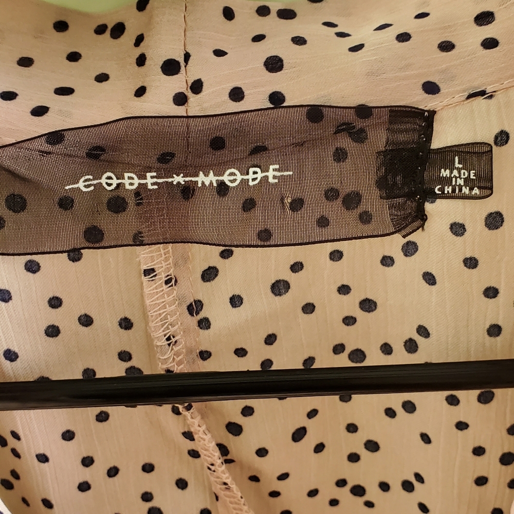 Code Mode polkadot blouse - Picture 2 of 5